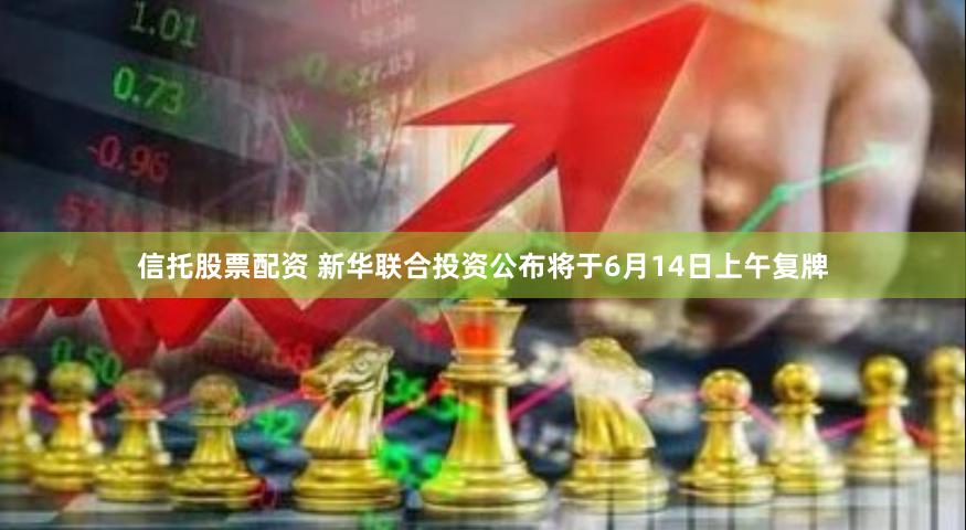 信托股票配资 新华联合投资公布将于6月14日上午复牌