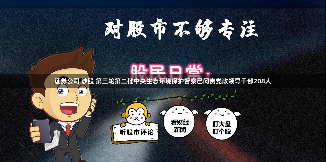 证券公司 炒股 第三轮第二批中央生态环境保护督察已问责党政领导干部208人
